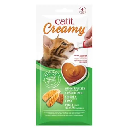 Catit Creamy Cat Treats Food Lickable Chicken & Lamb 50G — photo 1
