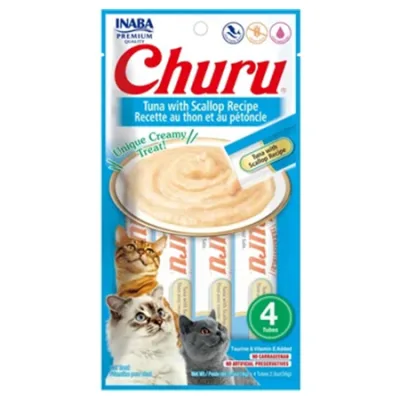 Inaba Churu Cat Treats Food Tuna With Salmon 56G