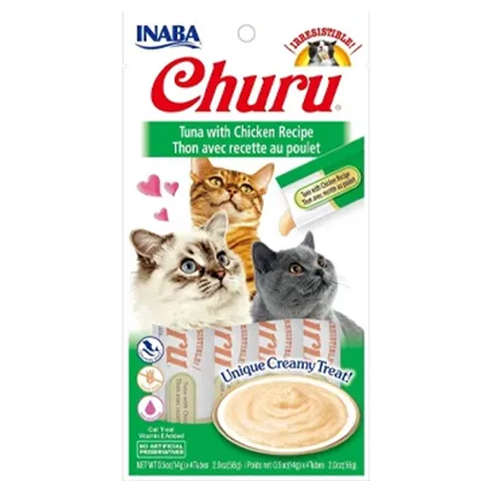 Inaba Churu Cat Treats Food Tuna With Chicken 56G — photo 1