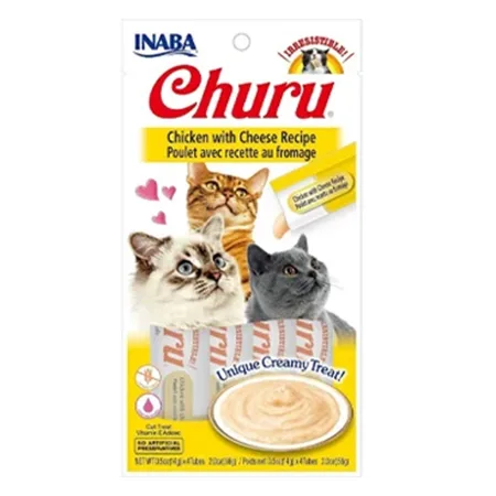 Inaba Churu Cat Treats Food Chicken With Cheese 56G — photo 1