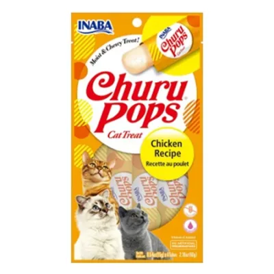 Inaba Churu Pops Cat Treats Food Chicken 56G