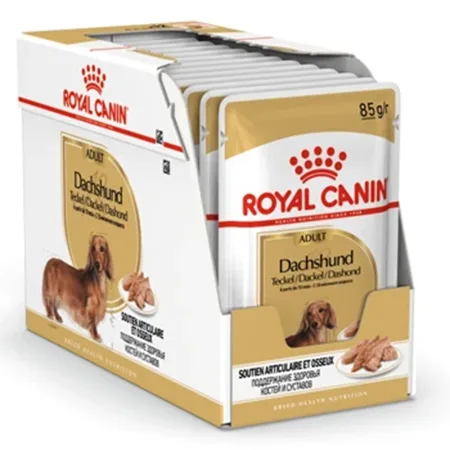 Royal Canin Small Adult Dog Wet Food Breed Health Nutrition Dachshund Poultry 85G 12 Pcs — photo 1