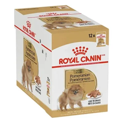 Royal Canin Small Adult Dog Wet Food Breed Health Nutrition Pomeranian Poultry 85G 12 Pcs