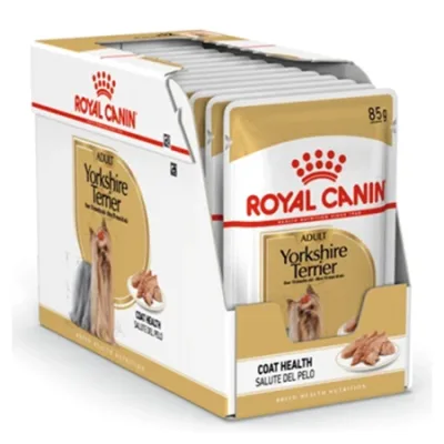 Royal Canin Small Adult Dog Wet Food Breed Health Nutrition Yorkshire Poultry 85G 12 Pcs