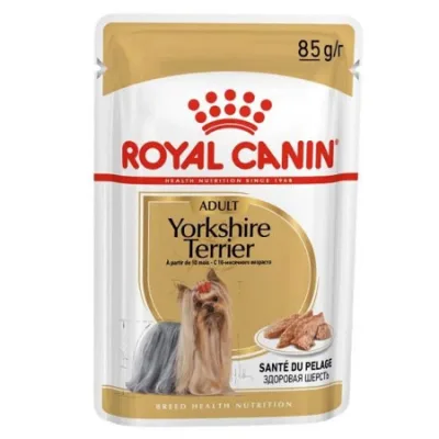 Royal Canin Small Adult Dog Wet Food Breed Health Nutrition Yorkshire Poultry 85G