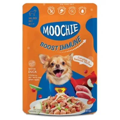Moochie Dog Wet Food Casserole Boost Immune Duck 12X85G 12 Pcs