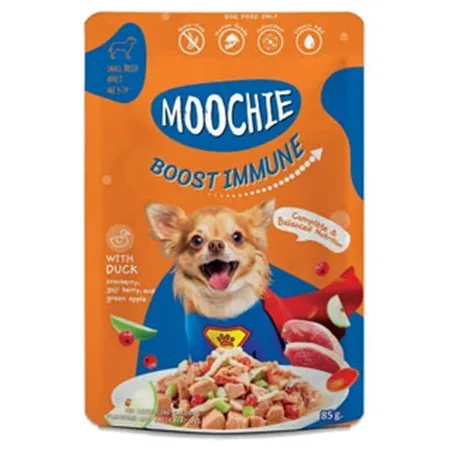 Moochie Dog Wet Food Casserole Boost Immune Duck 12X85G 12 Pcs — photo 1