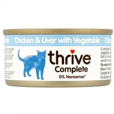Thrive Cat Wet Food Complete Chicken, Liver & Vegetables 75G