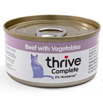 Thrive Cat Wet Food Complete Beef & Vegetables 75G