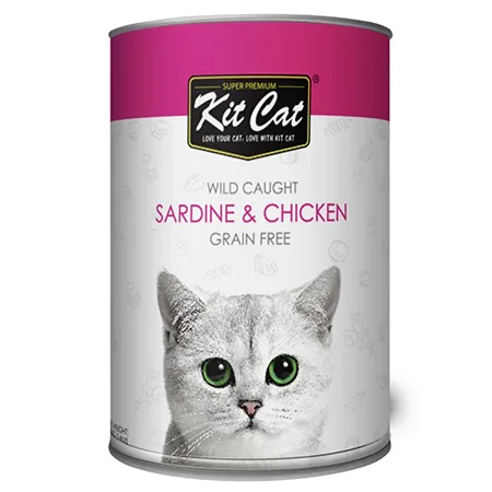 Kit Cat Cat Wet Food Complete Cuisine Sardine & Chicken 400G — photo 1