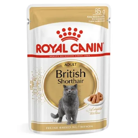 Royal Canin Adult Cat Wet Food Feline Breed Nutrition British Shorthair Poultry 85G — photo 1