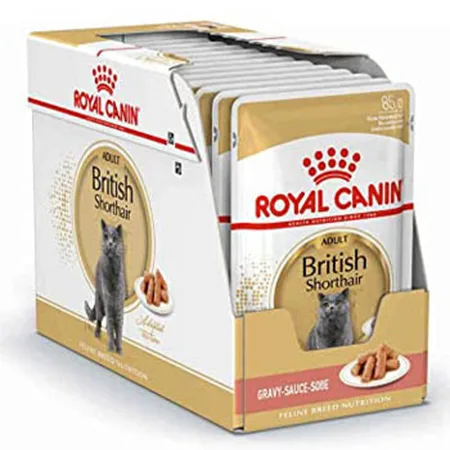 Royal Canin Adult Cat Wet Food Feline Breed Nutrition British Shorthair Gravy 85G — photo 1