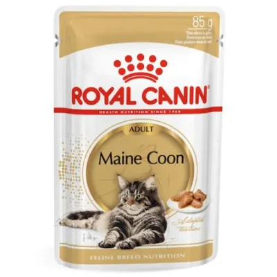 Royal Canin Senior Cat Wet Food Feline Breed Nutrition Maine Coon Gravy 85G