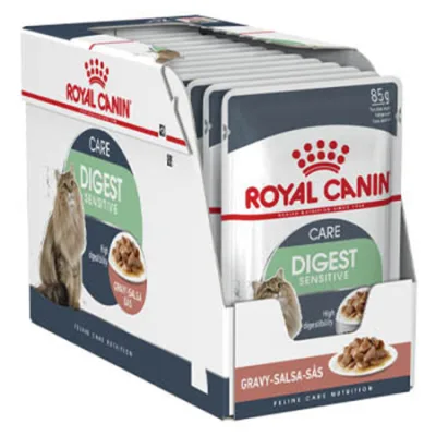 Royal Canin Cat Wet Food Feline Care Nutrition Digest Sensitive Gravy 85G