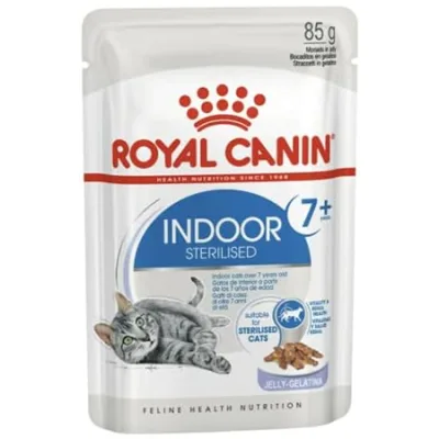 Royal Canin Senior Cat Wet Food Feline Health Nutrition Indoor Jelly 85G