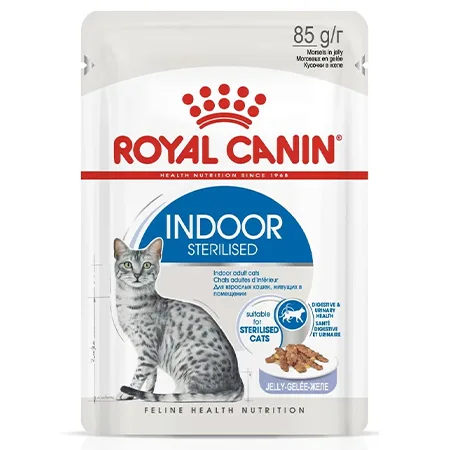 Royal Canin Cat Wet Food Feline Health Nutrition Indoor Jelly 85G — photo 1