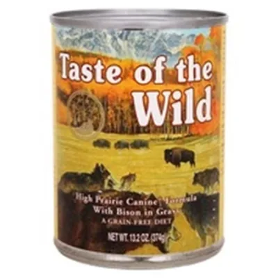 Taste Of The Wild Dog Wet Food High Prairie Canine Formula Bison In Gravy 390G