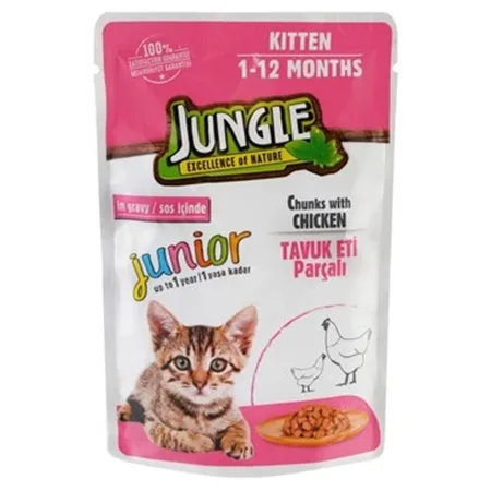 Jungle Kitten Cat Wet Food Junior Chicken 100G — photo 1