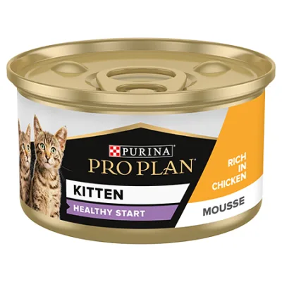 Pro Plan Kitten Cat Wet Food Kitten Healthy Start Chicken Mousse 85G