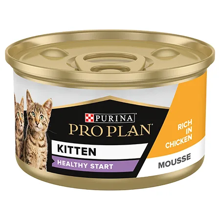 Pro Plan Kitten Cat Wet Food Kitten Healthy Start Chicken Mousse 85G — photo 1