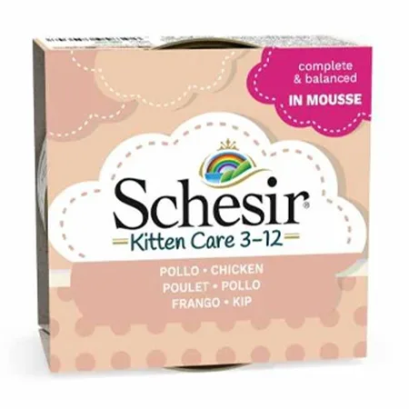 Schesir Kitten Cat Wet Food Kitten Mousse Chicken 85G — photo 1