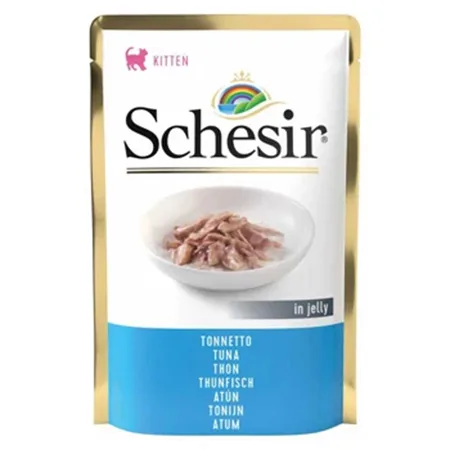 Schesir Adult Cat Wet Food Kitten Pouch Tuna Jelly 85G — photo 1