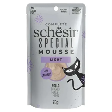 Schesir Adult Cat Wet Food Light Special Mousse Chicken 80G — photo 1