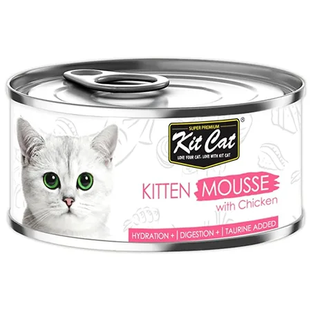 Kit Cat Kitten Cat Wet Food Mousse Chicken 80G — photo 1