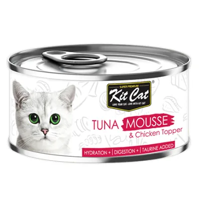 Kit Cat Cat Wet Food Mousse Topper Tuna & Chicken 400G