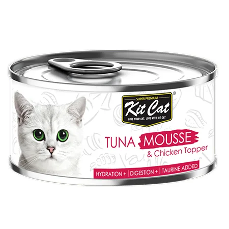 Kit Cat Cat Wet Food Mousse Topper Tuna & Chicken 400G — photo 1