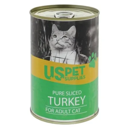 Us Pet Supplies Adult Cat Wet Food Pate Turkey 400G — photo 1