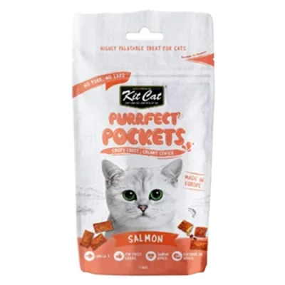 Kit Cat Adult Cat Wet Food Purrfect Pockets Salmon 60G