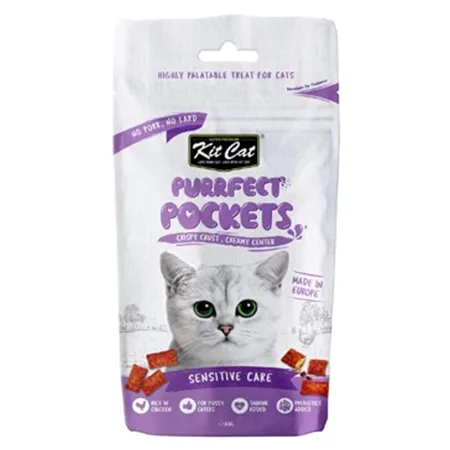 Kit Cat Adult Cat Wet Food Purrfect Pockets Sensitive Care Chicken 60G — photo 1