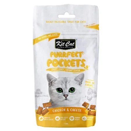 Kit Cat Cat Wet Food Purrfect Pockets Chicken & Cheese 60G — photo 1