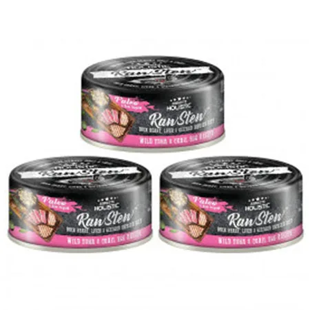 Absolute Holistic Adult Cat Wet Food Rawstew Wild Tuna & Quail Eggs 80G — photo 1