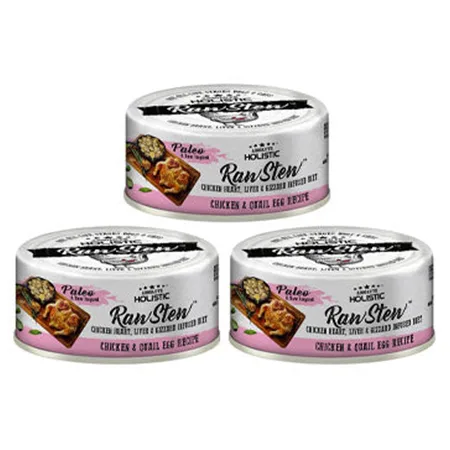 Absolute Holistic Adult Cat Wet Food Rawstew Chicken & Quail Eggs 80G — photo 1