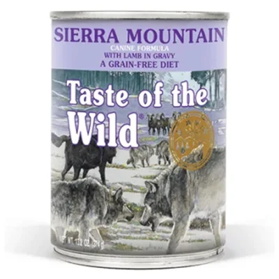 Taste Of The Wild Dog Wet Food Sierra Mountain Canine Formula Lamb 390G