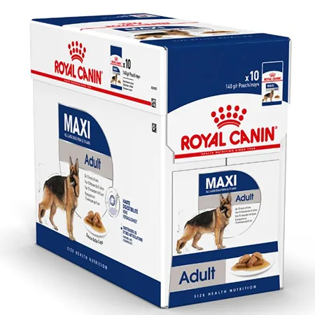 Royal Canin Maxi Adult Dog Wet Food Size Health Nutrition Poultry 140G 10 Pcs — photo 1