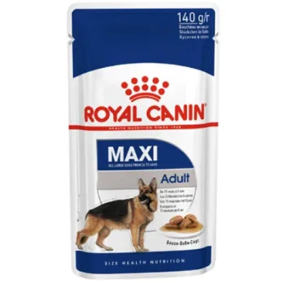 Royal Canin Maxi Adult Dog Wet Food Size Health Nutrition Poultry 140G