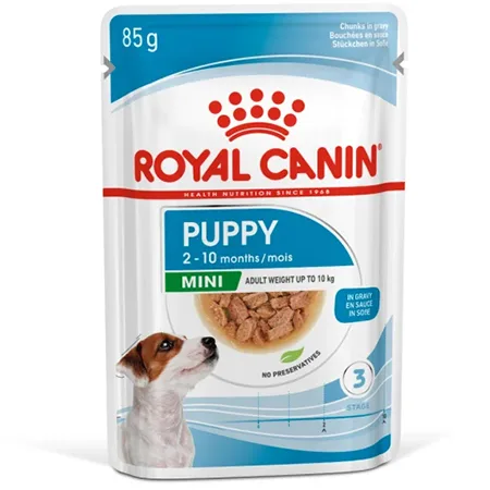 Royal Canin Mini Puppy Dog Wet Food Size Health Nutrition Gravy 85G — photo 1