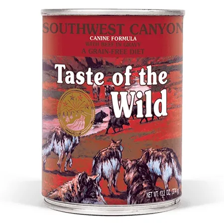 Taste Of The Wild Dog Wet Food Southwest Canyon Canine Formula Beef 390G — photo 1