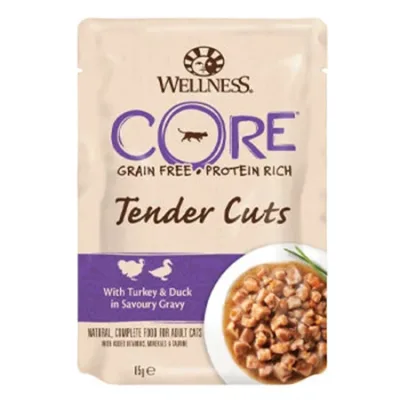 Wellness Core Adult Cat Wet Food Tender Cuts Turkey & Duck 85G