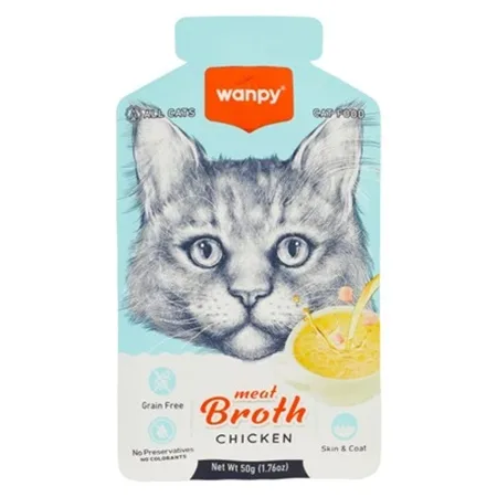 Wanpy Cat Wet Food Wet Food Chicken In Broth 70G — photo 1