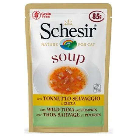 Schesir Cat Wet Food Wet Soup Wild Tuna & Pumpkin 85G — photo 1