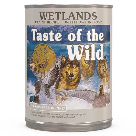 Taste Of The Wild Dog Wet Food Wetlands Canine Formula Poultry In Gravy 390G — photo 1