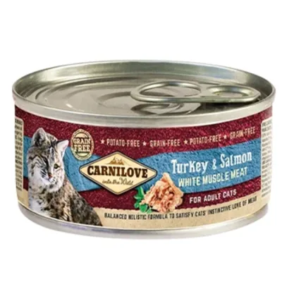 Carnilove Adult Cat Wet Food Turkey & Salmon 100G