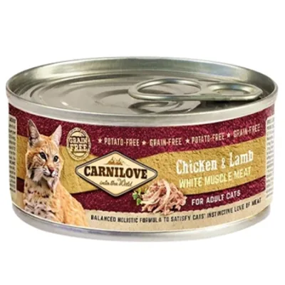 Carnilove Adult Cat Wet Food Chicken & Lamb 100G