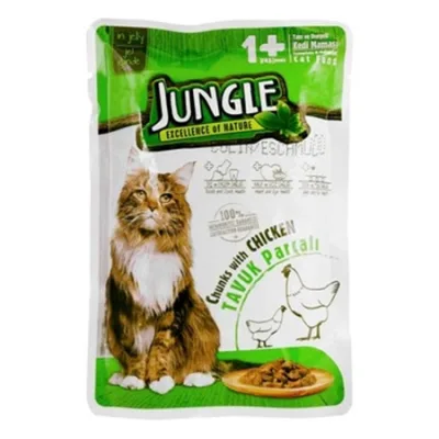 Jungle Adult Cat Wet Food Chicken 100G