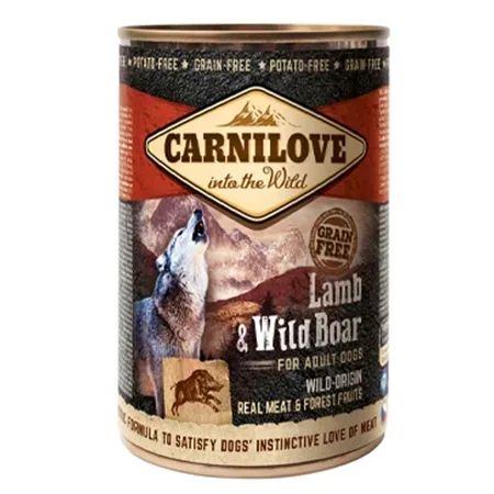 Carnilove Adult Dog Wet Food Lamb & Wild Boar 400G — photo 1