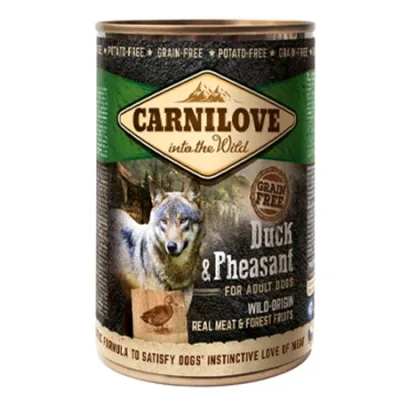 Carnilove Adult Dog Wet Food Duck & Pheasant 400G